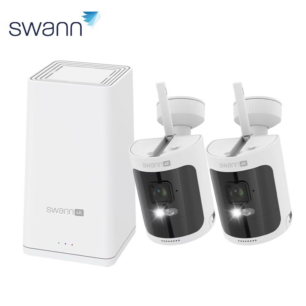安全監控系列 Swann 4K Wi-Fi 無線NVR電池攝影機套裝